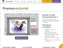Tablet Screenshot of framavectoriel.org